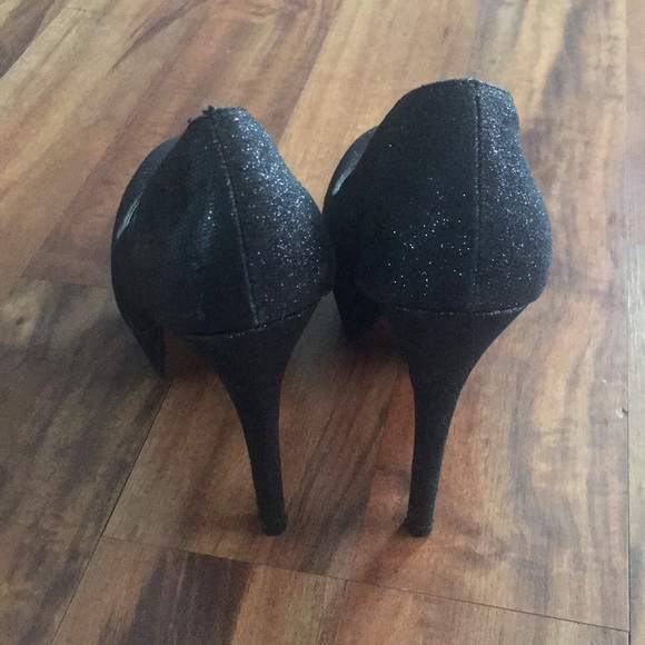 Black sparkly heels - Picture 4 of 5